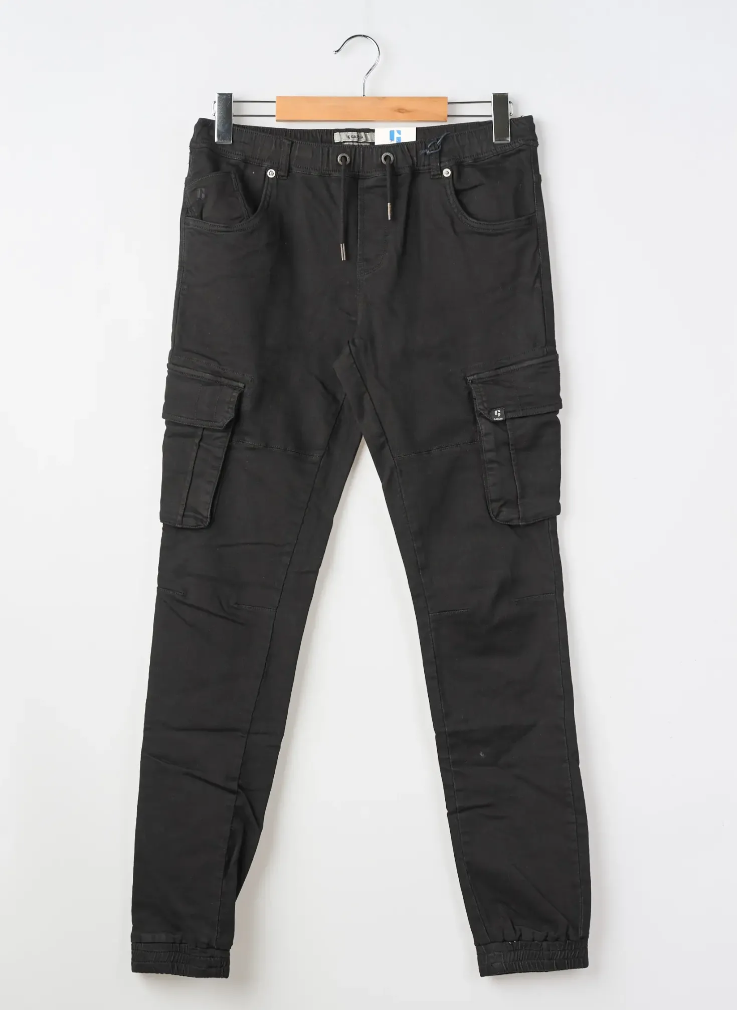 Pantalon Cargo Garcia Noir Taille Élastique