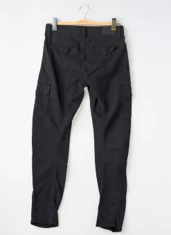 Pantalon Cargo Le Temps Des Cerises Noir Taille Ajustable