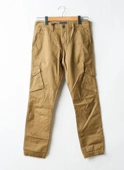 Pantalon Cargo Teddy Smith Marron Taille Normale