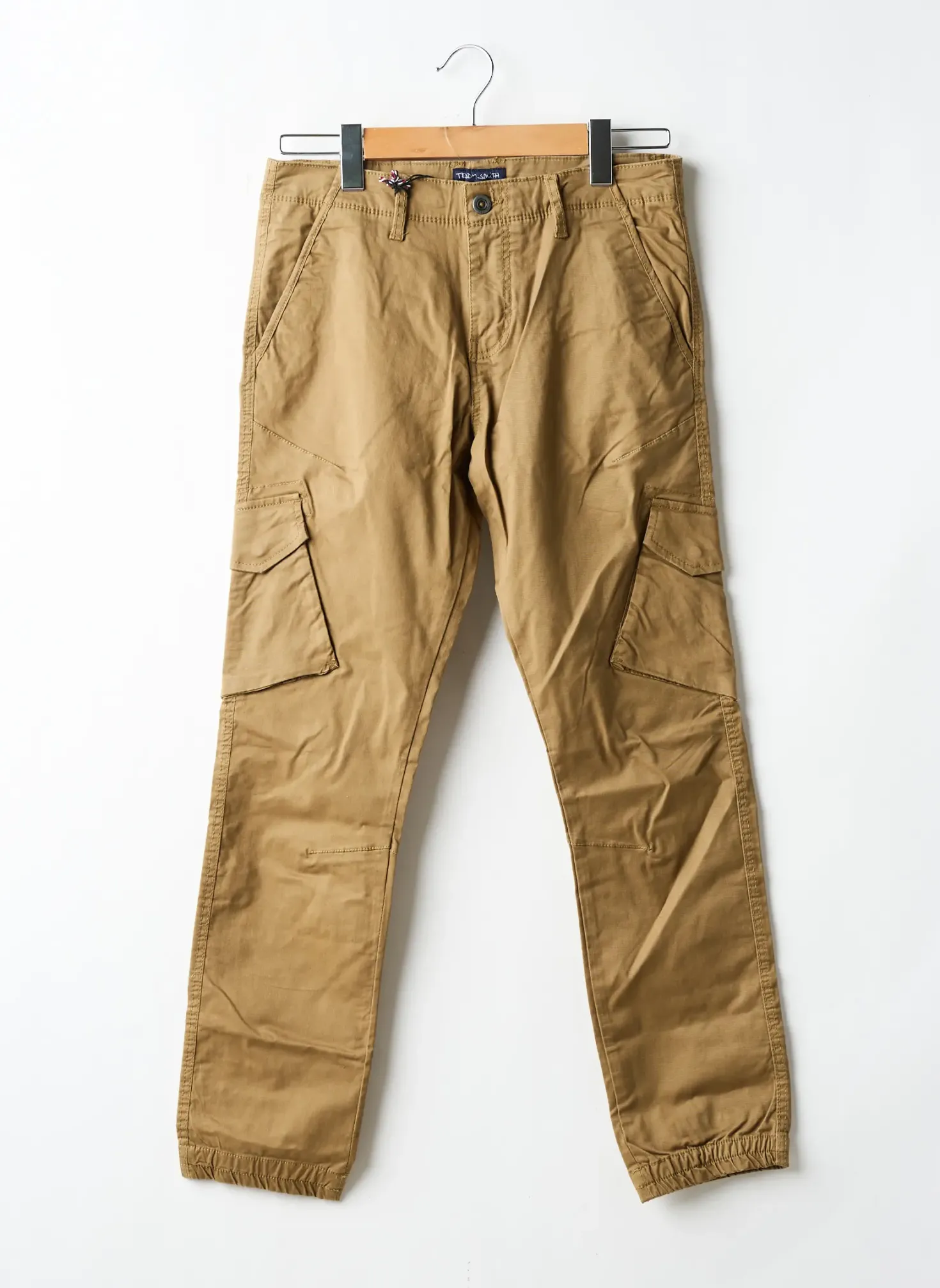 Pantalon Cargo Teddy Smith Marron Taille Normale