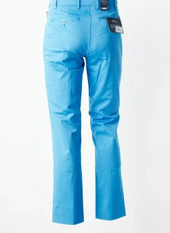Pantalon Chino Brühl Bleu Taille Normale