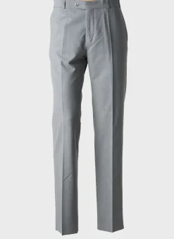 Pantalon Chino Brühl Gris Taille Haute