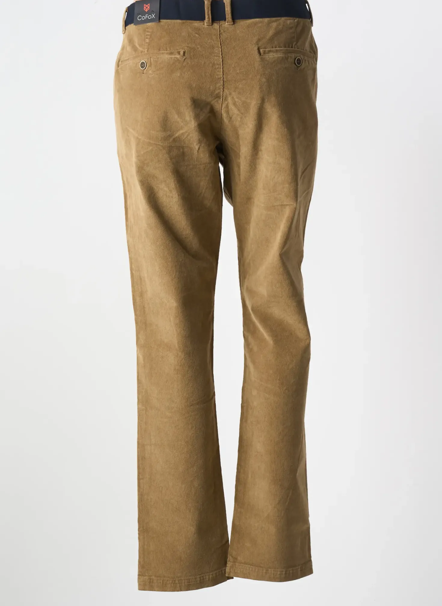Pantalon Chino Cofox Marron Taille Normale