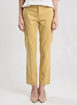 Pantalon Chino Elora Beige Taille Normale