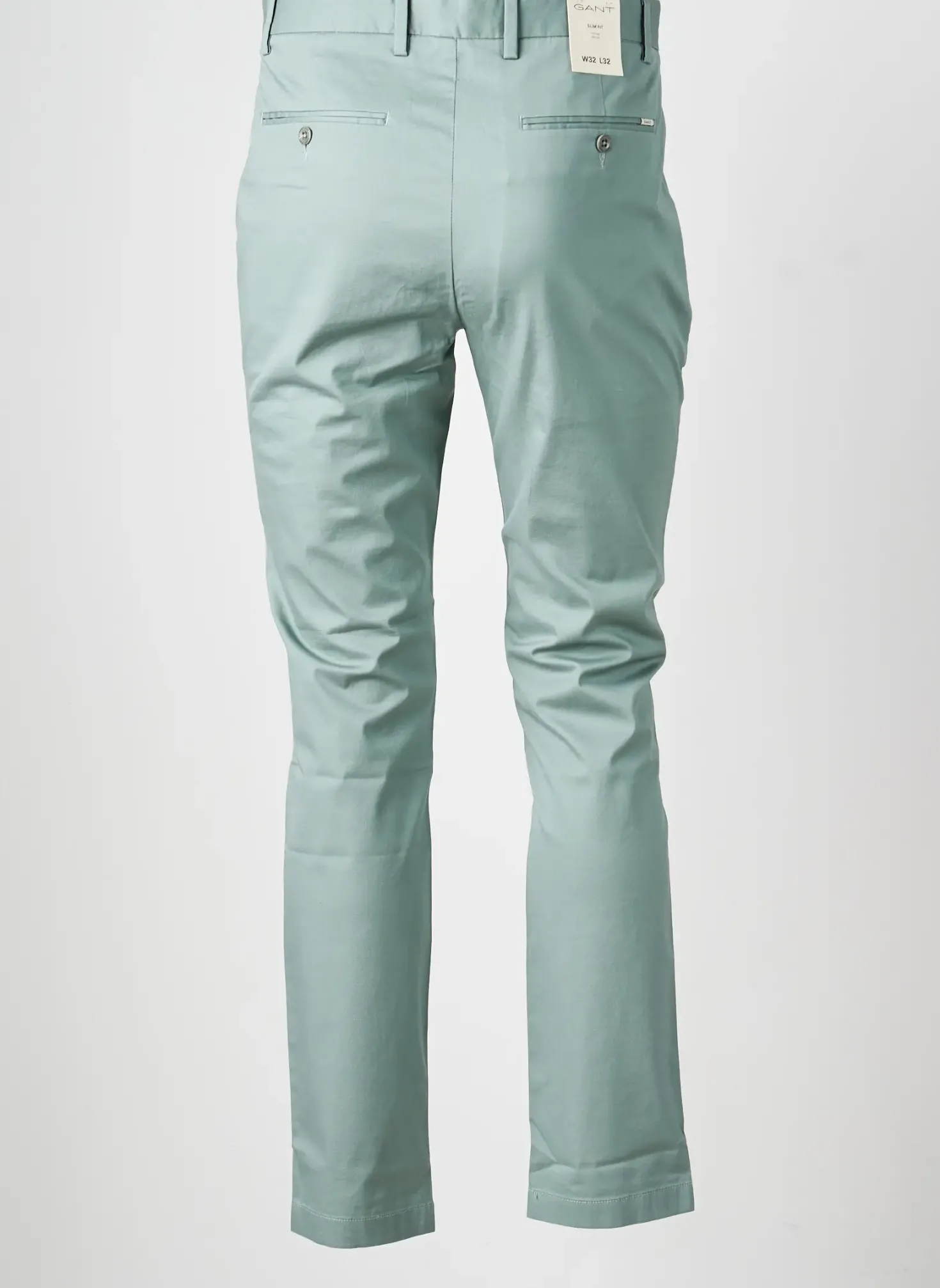 Pantalon Chino Gant Vert Taille Normale
