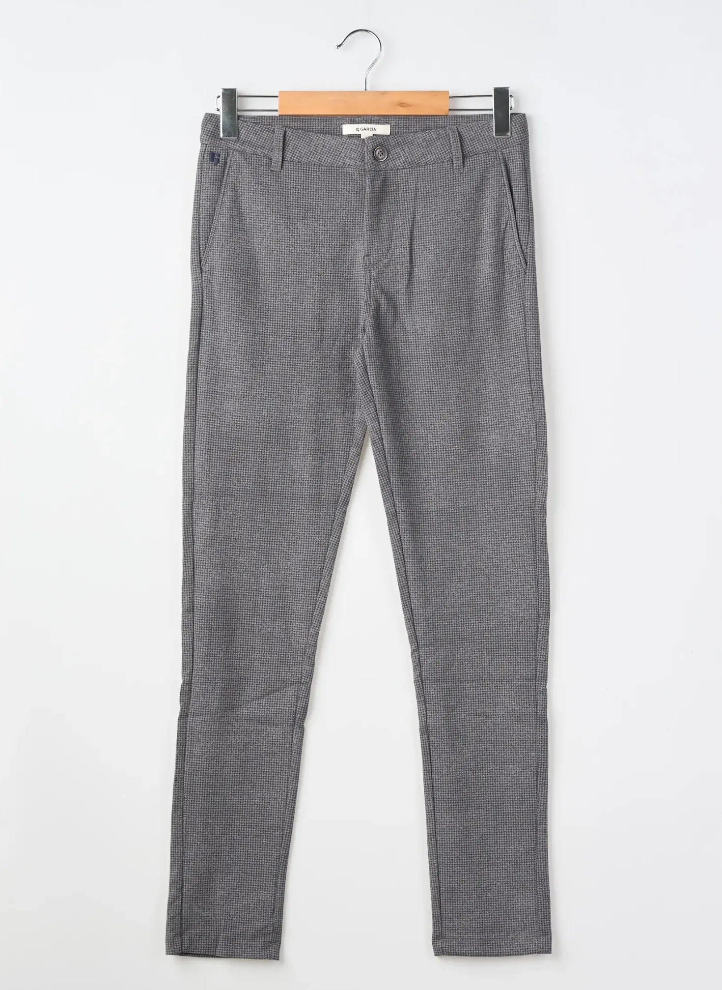 Pantalon Chino Garcia Gris Taille Ajustable