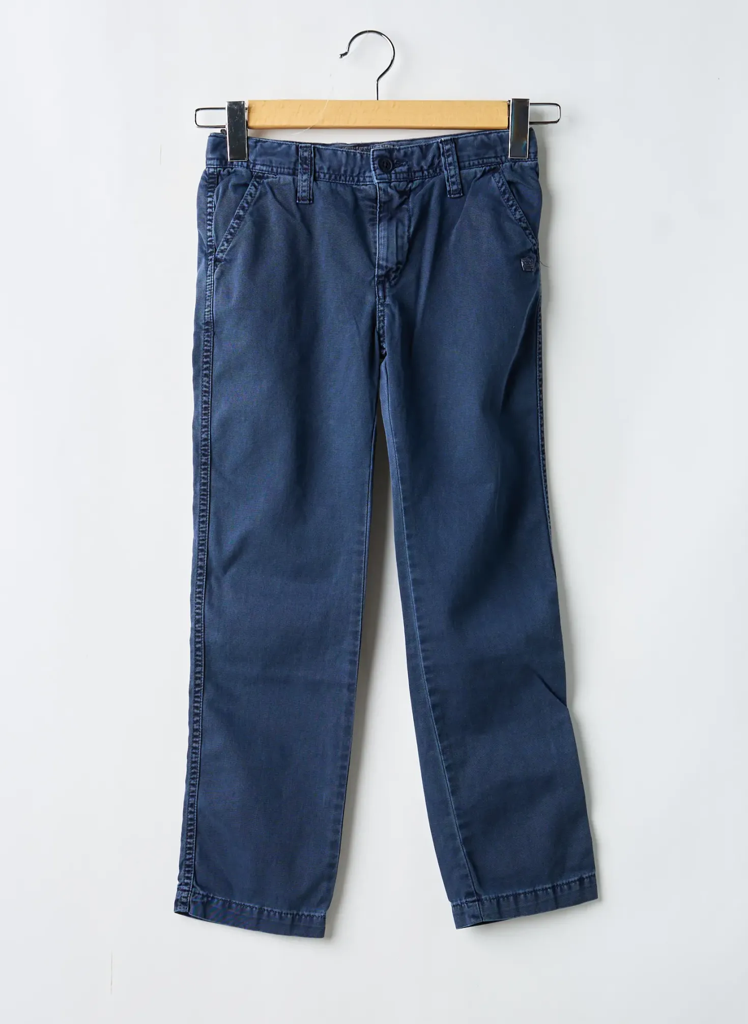 Pantalon Chino Japan Rags Bleu Taille Ajustable
