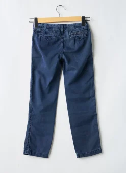 Pantalon Chino Japan Rags Bleu Taille Ajustable