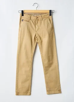 Pantalon Chino Kaporal Beige Taille Ajustable