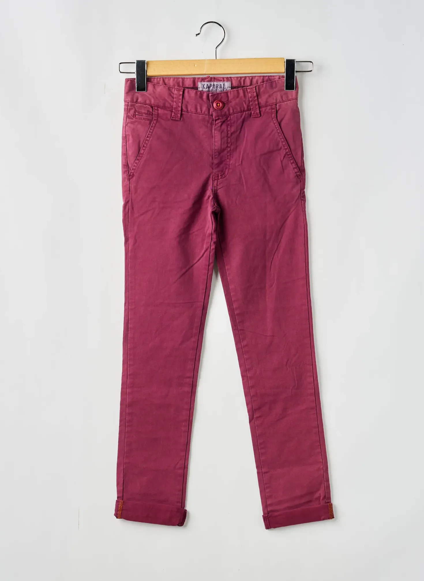 Pantalon Chino Kaporal Violet Taille Ajustable