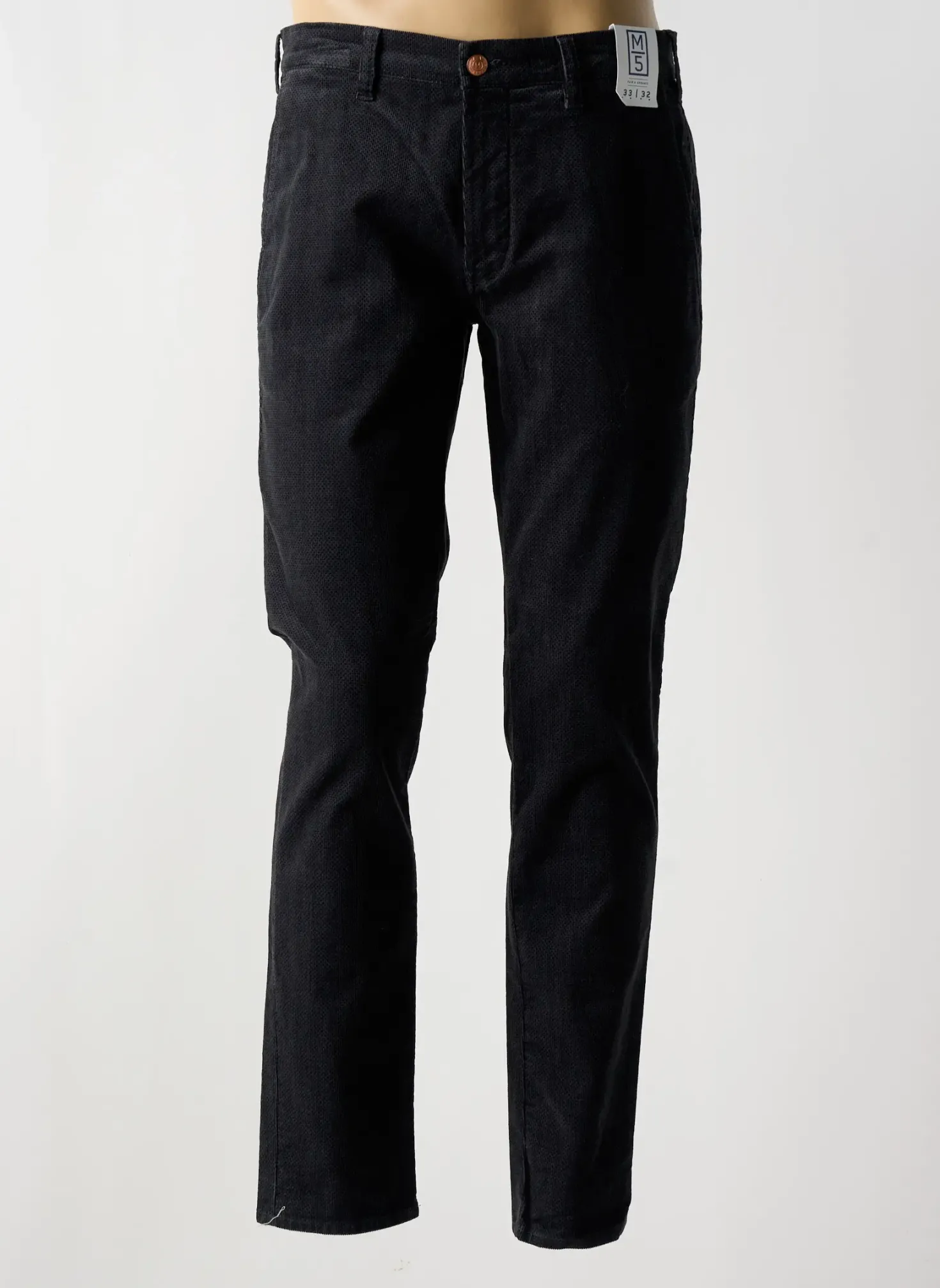 Pantalon Chino M5 By Meyer Bleu Taille Normale