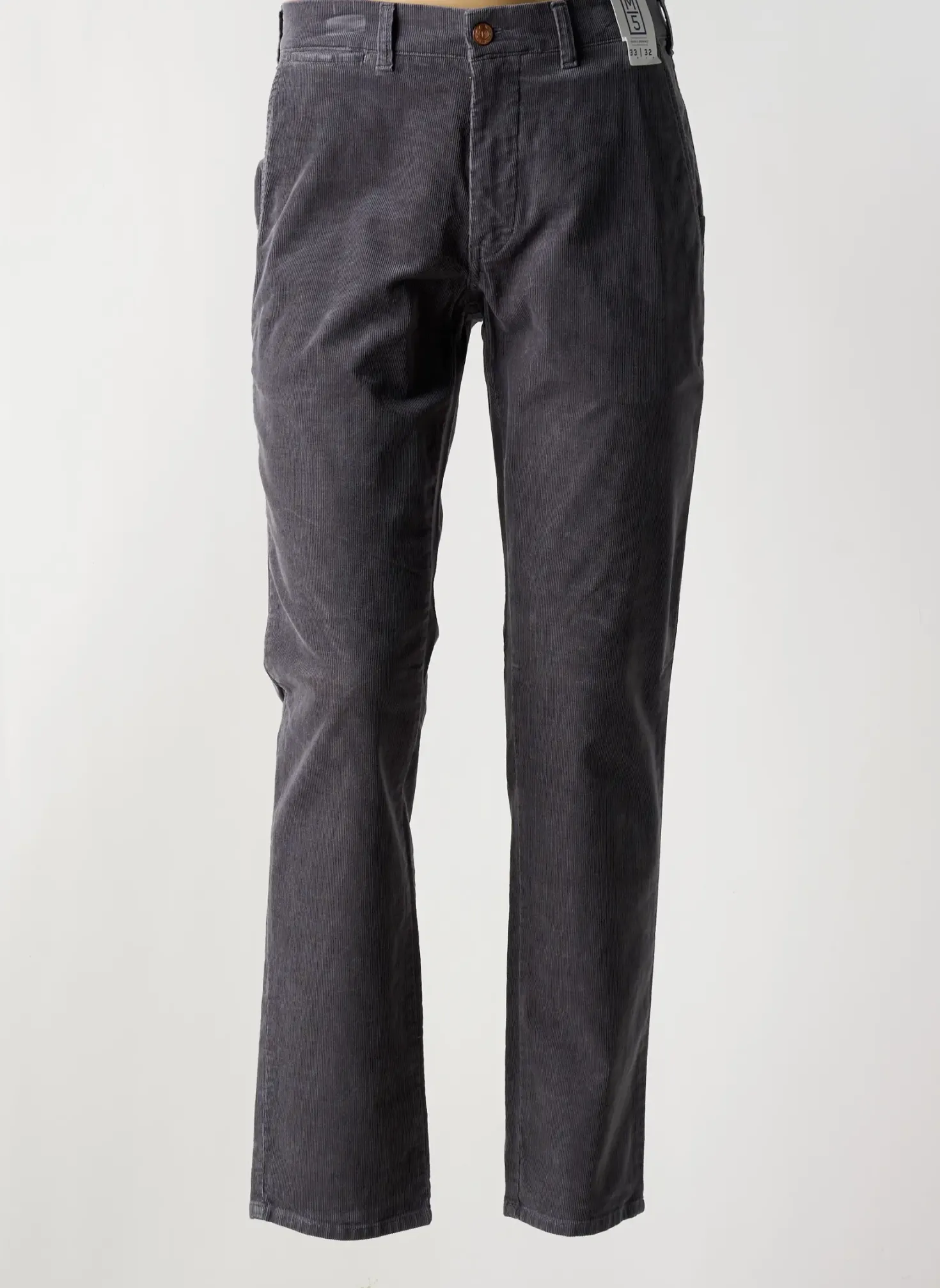 Pantalon Chino M5 By Meyer Gris Taille Normale