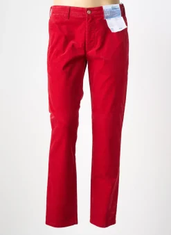 Pantalon Chino M5 By Meyer Rouge Taille Normale