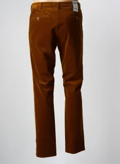 Pantalon Chino Meyer Marron Taille Normale
