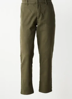 Pantalon Chino Pepe Jeans Vert Taille Normale