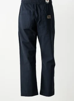 Pantalon Chino Petrol Industries Bleu Taille Normale