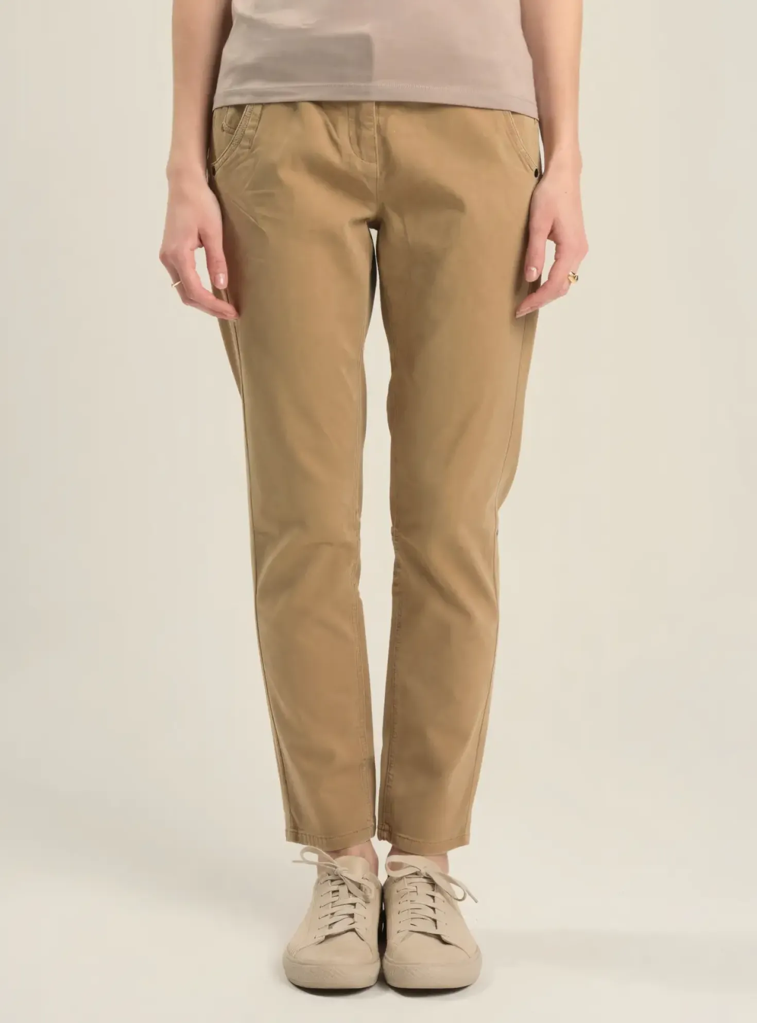 Pantalon Chino Sandwich Marron