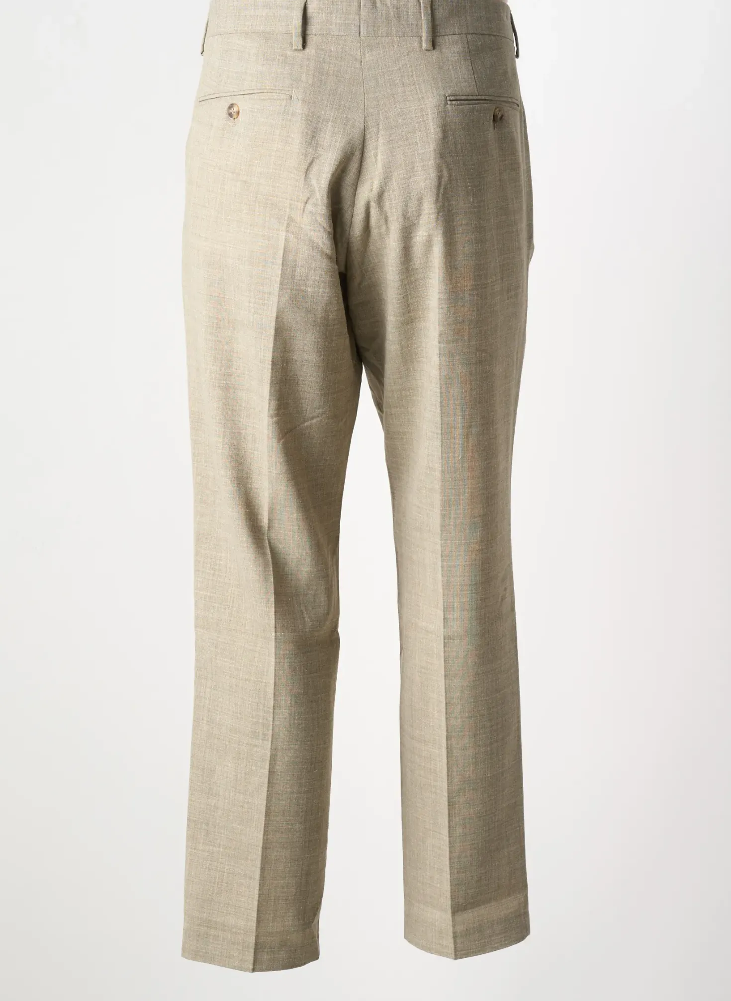 Pantalon Chino Selected Beige Taille Normale