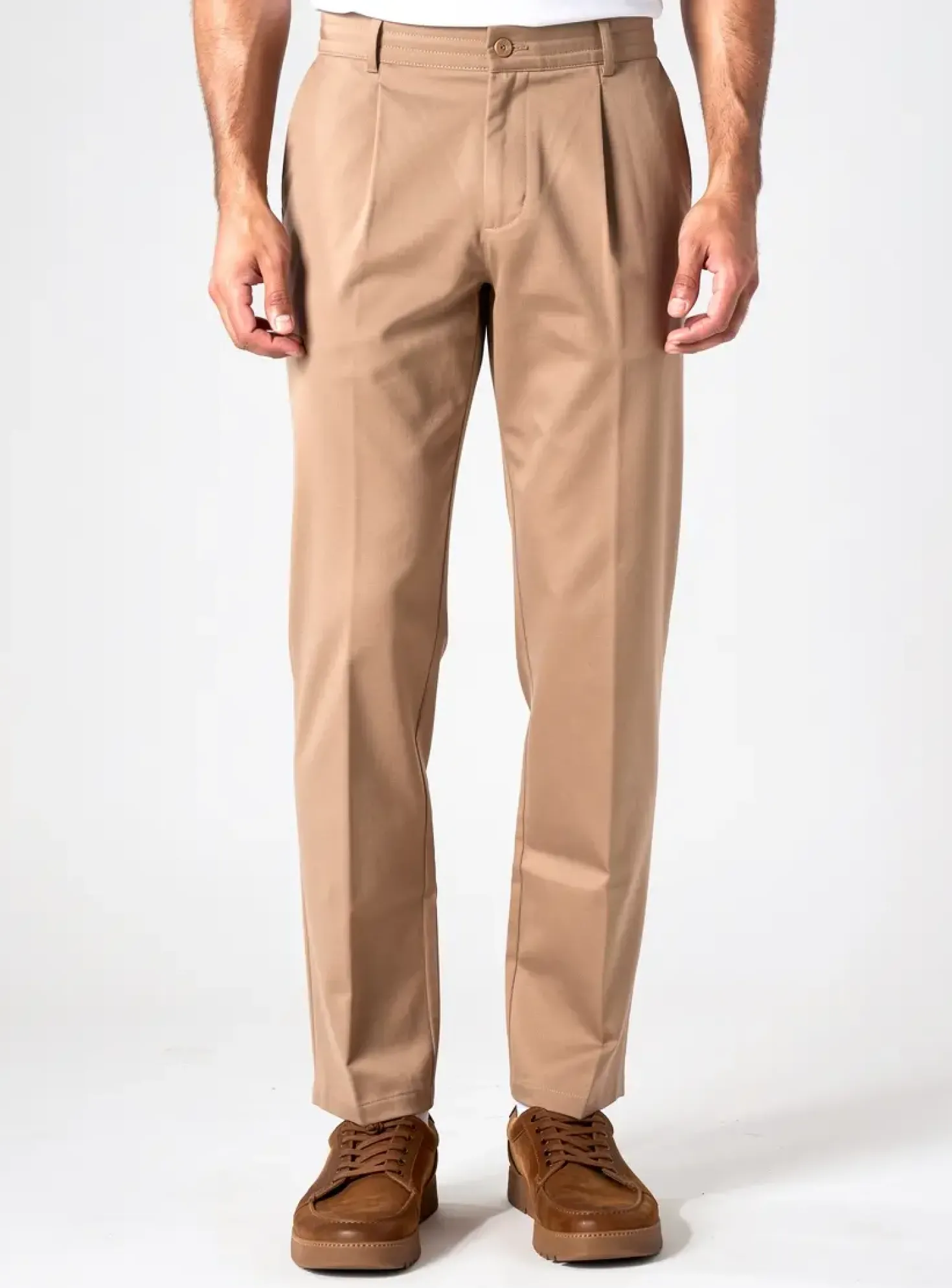 Pantalon Chino U.s. Polo Assn Marron Taille Normale
