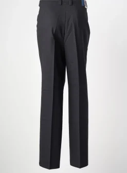 Pantalon Droit Atelier Gardeur Bleu Taille Haute