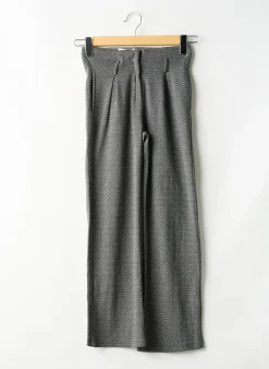 Pantalon Droit Boboli Gris Taille Élastique