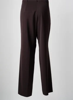 Pantalon Droit Christian Marry Marron Taille Normale