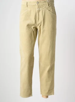 Pantalon Droit Closed Beige Taille Normale