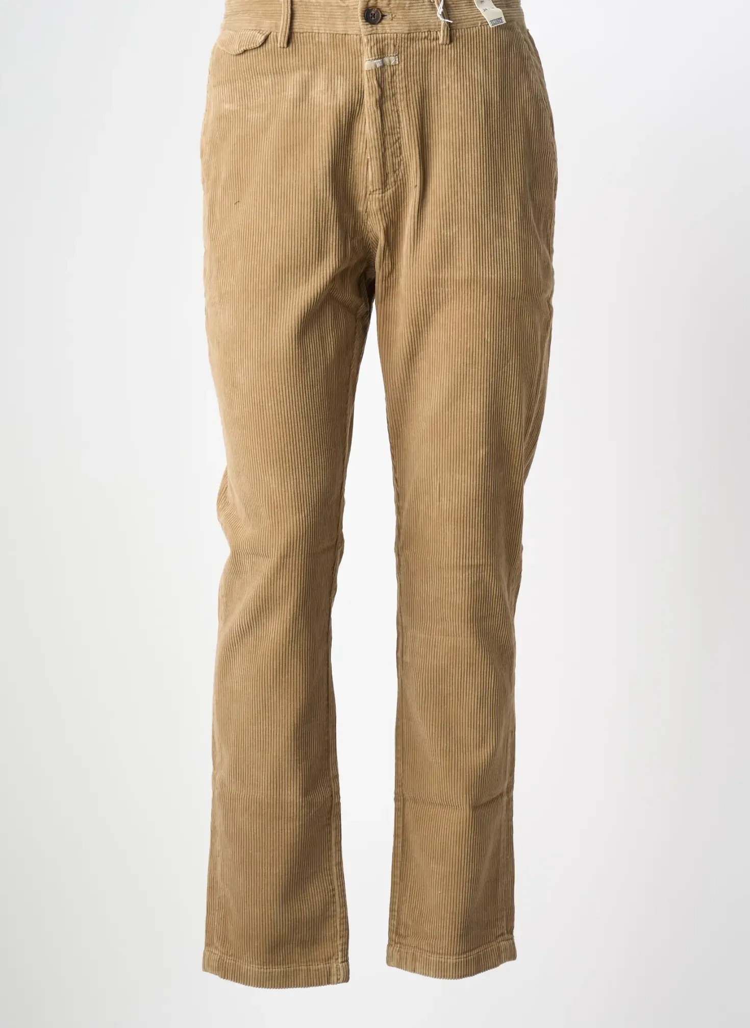 Pantalon Droit Closed Marron Taille Normale