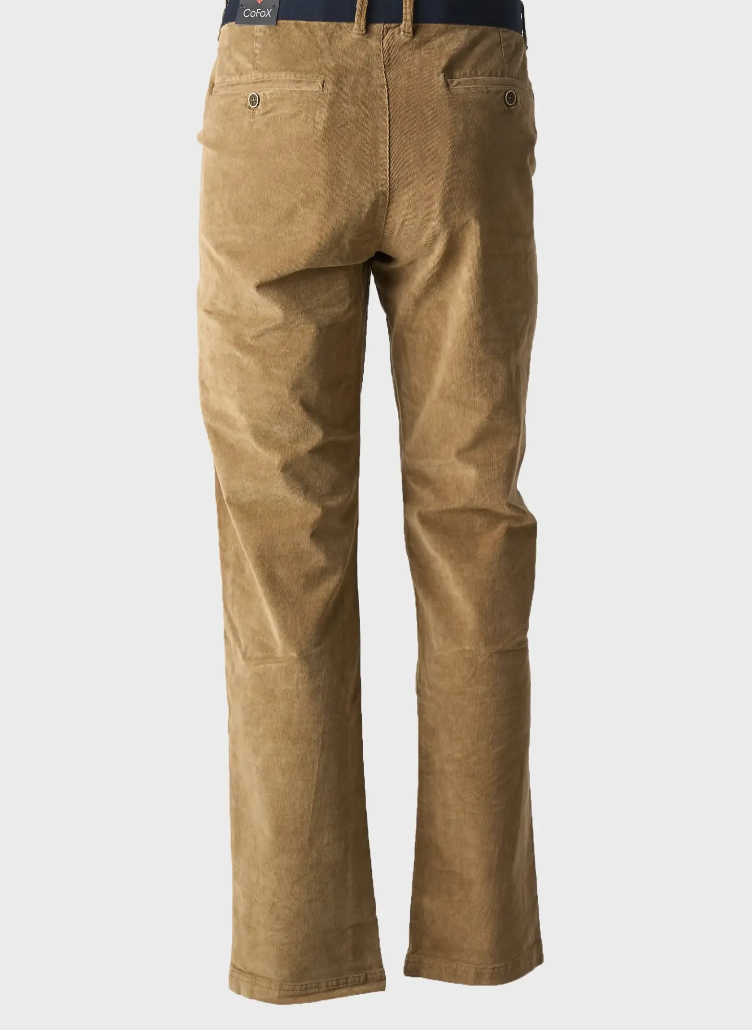 Pantalon Droit Cofox Marron Taille Normale
