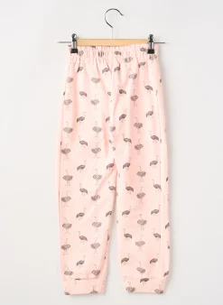 Pantalon Droit Compañia Fantastica Rose Taille Élastique
