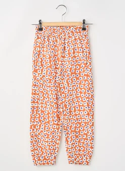 Pantalon Droit Compañia Fantastica Orange Taille Élastique