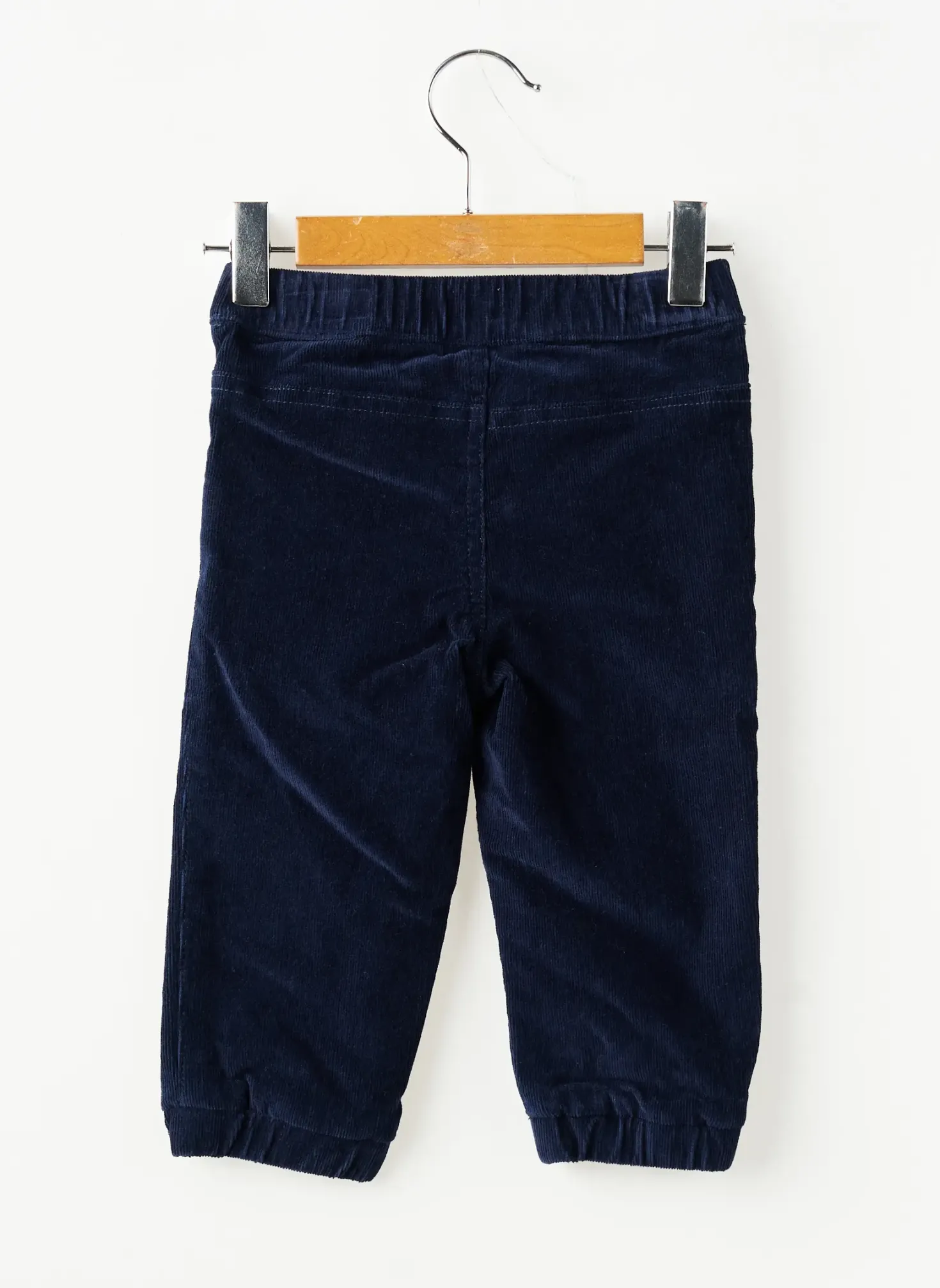 Pantalon Droit Elle Est Ou La Mer Bleu Taille Élastique