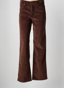Pantalon Droit Five Marron Taille Normale