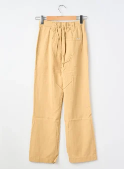 Pantalon Droit Garcia Beige Taille Élastique