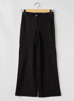 Pantalon Droit Garcia Noir Taille Élastique