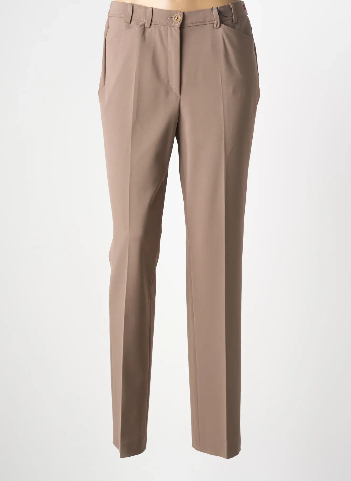 Pantalon Droit Gardeur Marron Taille Normale
