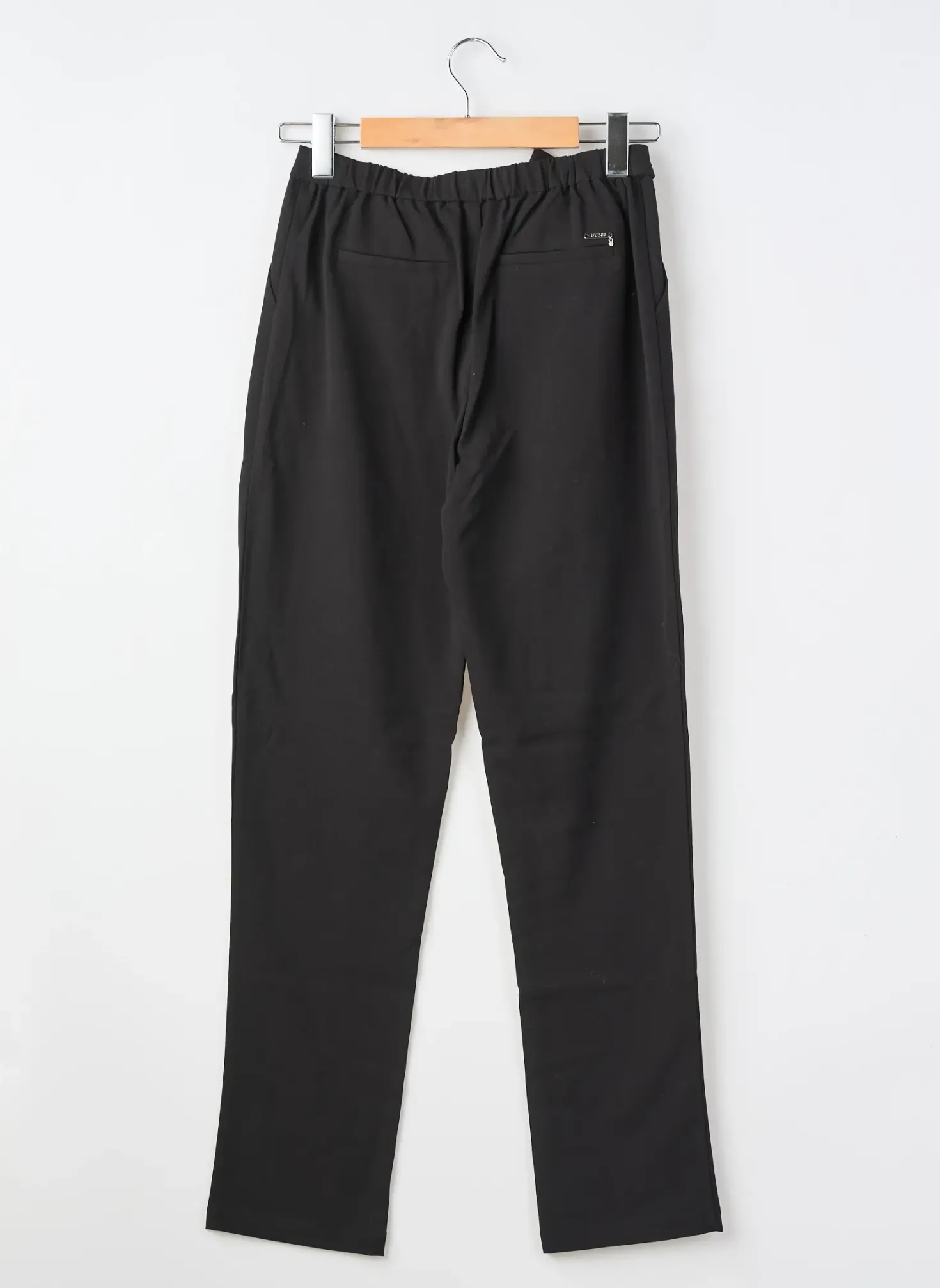 Pantalon Droit Guess Noir Taille Élastique