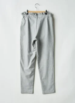 Pantalon Droit Ikks Gris Taille Élastique