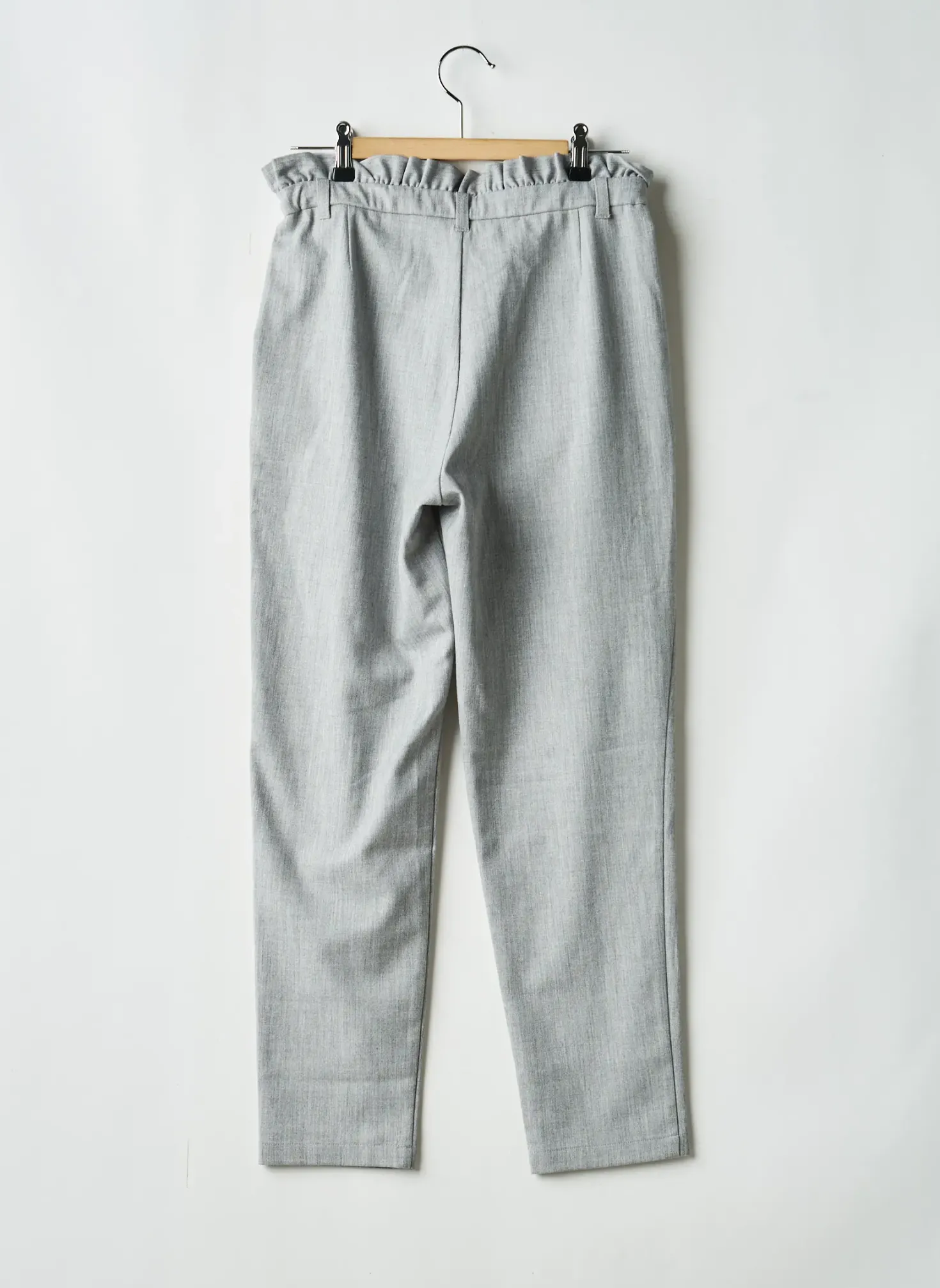 Pantalon Droit Ikks Gris Taille Élastique