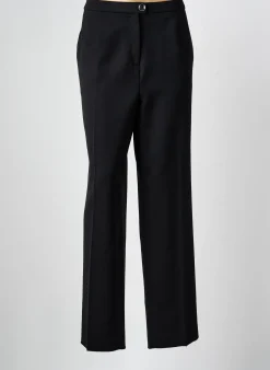 Pantalon Droit Kartinge Noir Taille Haute