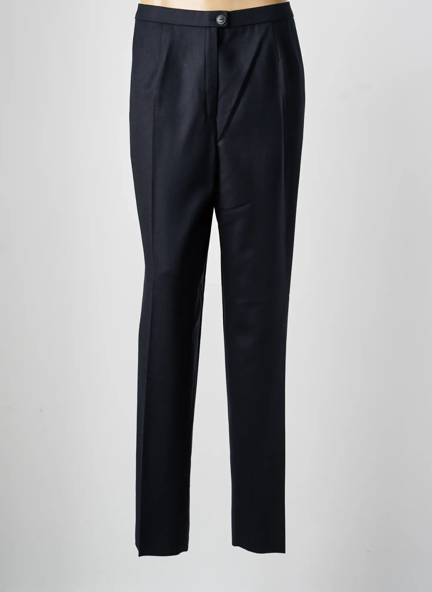 Pantalon Droit Karting Noir Taille Haute