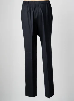 Pantalon Droit Karting Noir Taille Haute