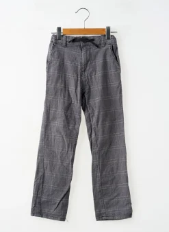 Pantalon Droit Kiabi Gris Taille Ajustable