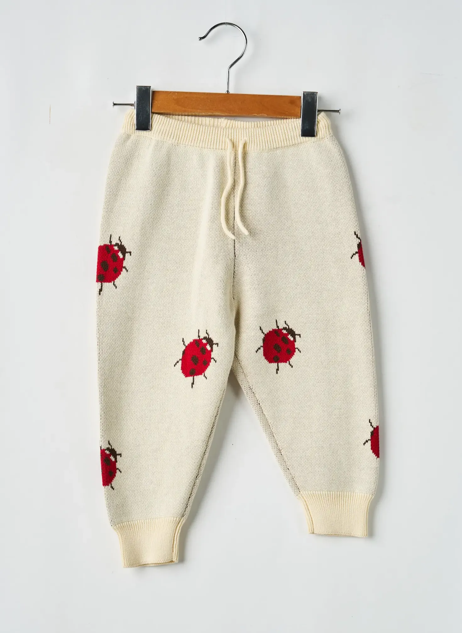 Pantalon Droit Konges Slojd Beige Taille Élastique
