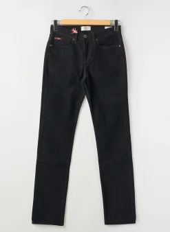 Pantalon Droit Lee Cooper Noir Taille Normale