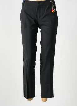 Pantalon Droit Leon & Harper Gris Taille Normale