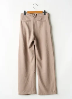 Pantalon Droit Levv Label Beige