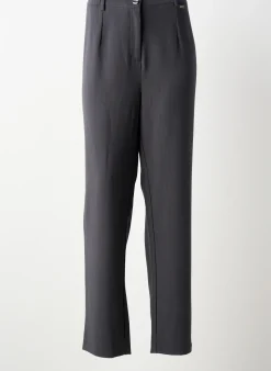 Pantalon Droit Lewinger Gris Taille Normale
