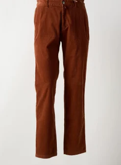 Pantalon Droit Mat De Misaine Marron Taille Normale