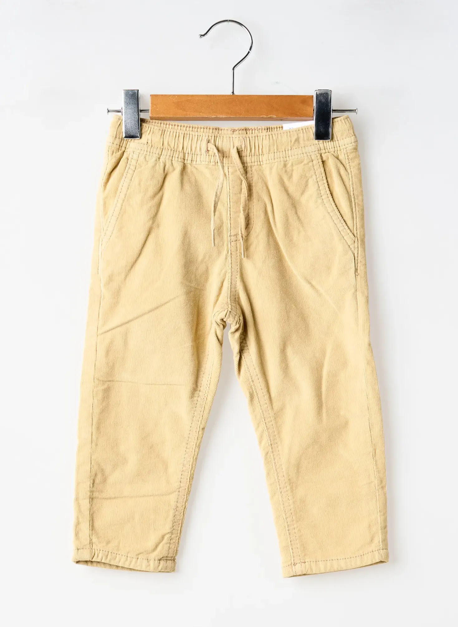 Pantalon Droit Mayoral Beige Taille Élastique